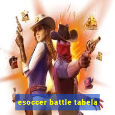 esoccer battle tabela