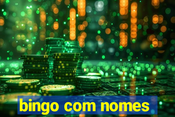 bingo com nomes